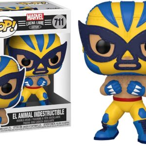 Funko POP! Marvel #711: Lucha Libre Edition - El Animal Indestructible (Wolverine)