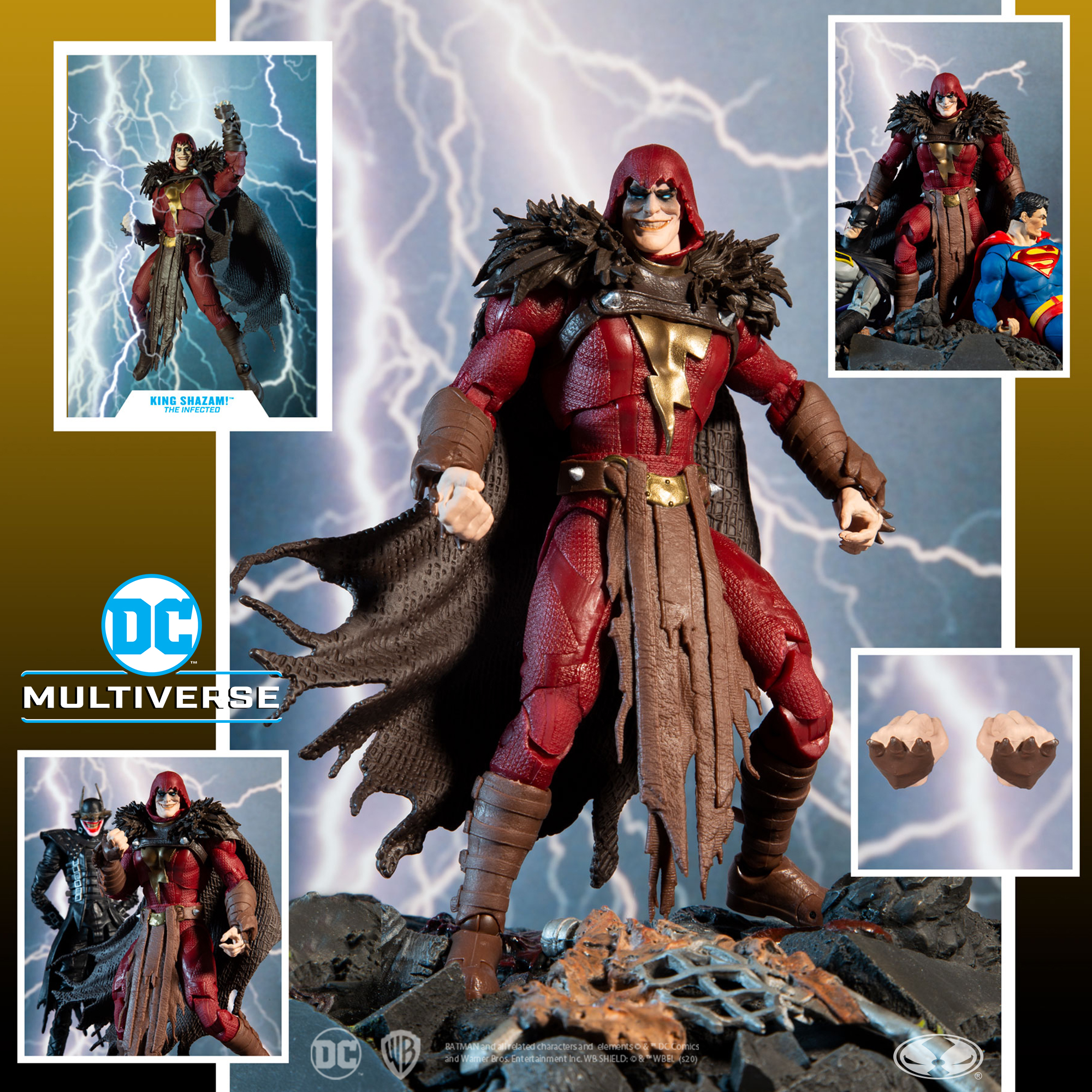 King Shazam! (The Infected) - Action Figure - Image 3