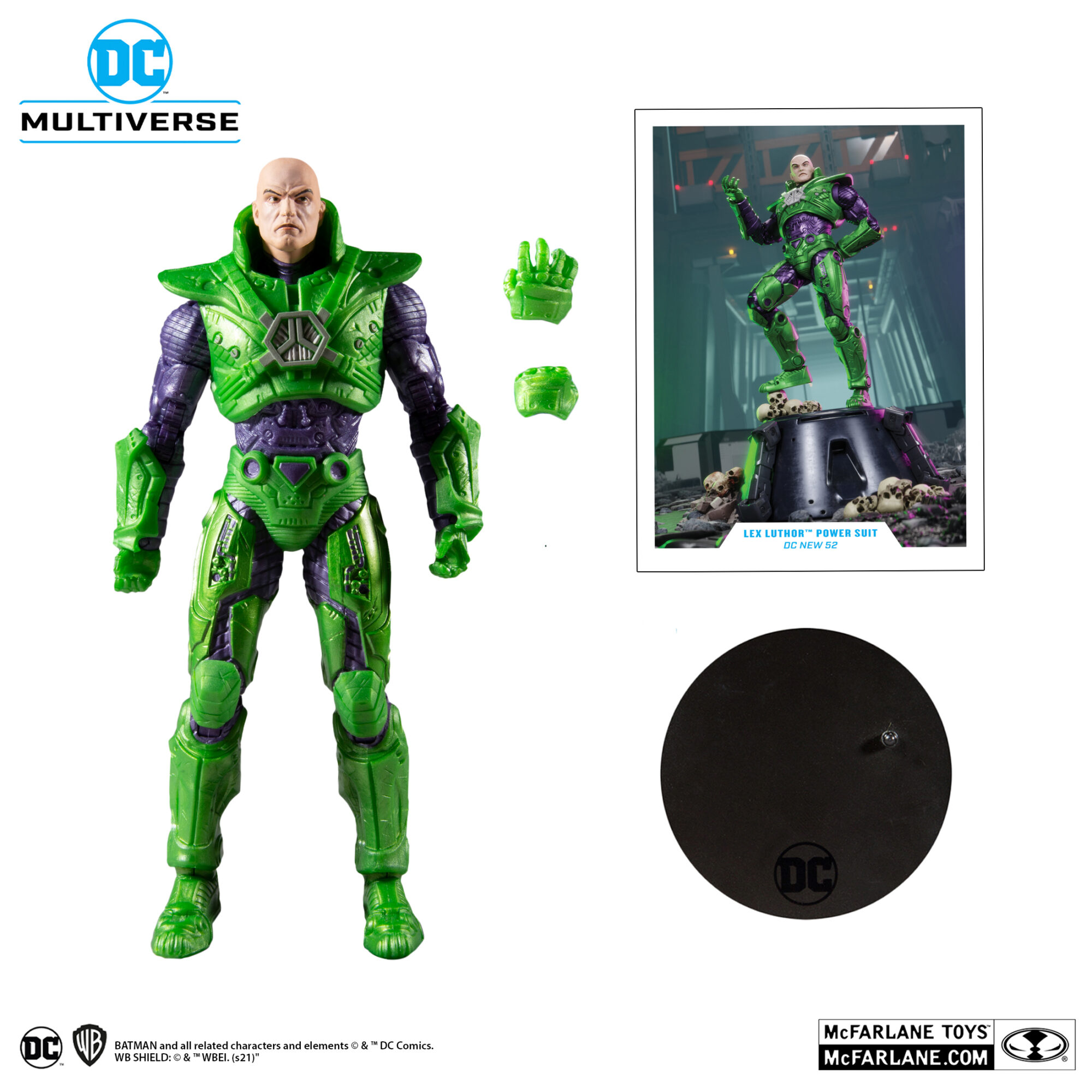 Lex Luthor Power Suit (Green) - Action Figure - Image 2