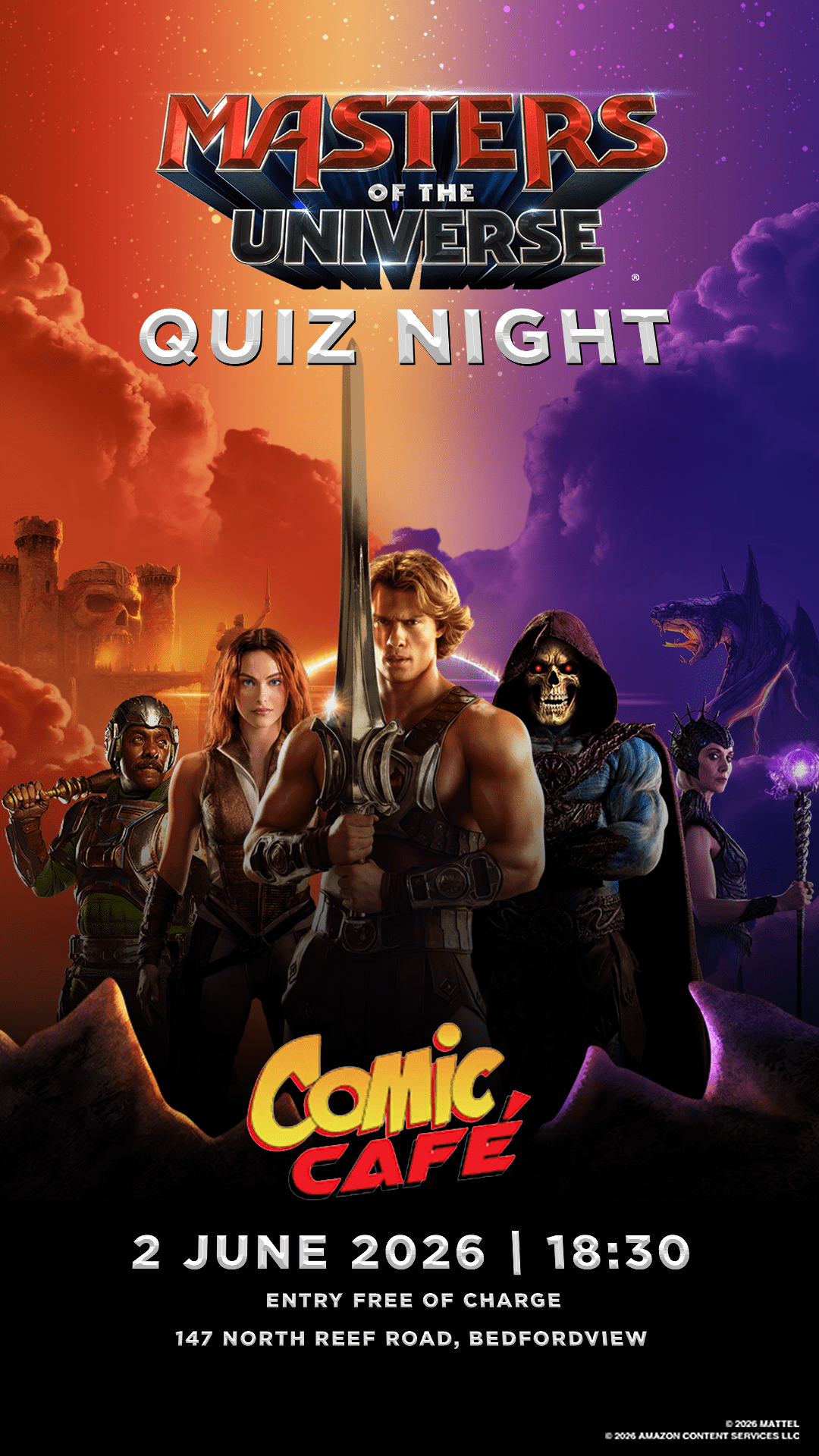 Masters of the Universe Quiz Night